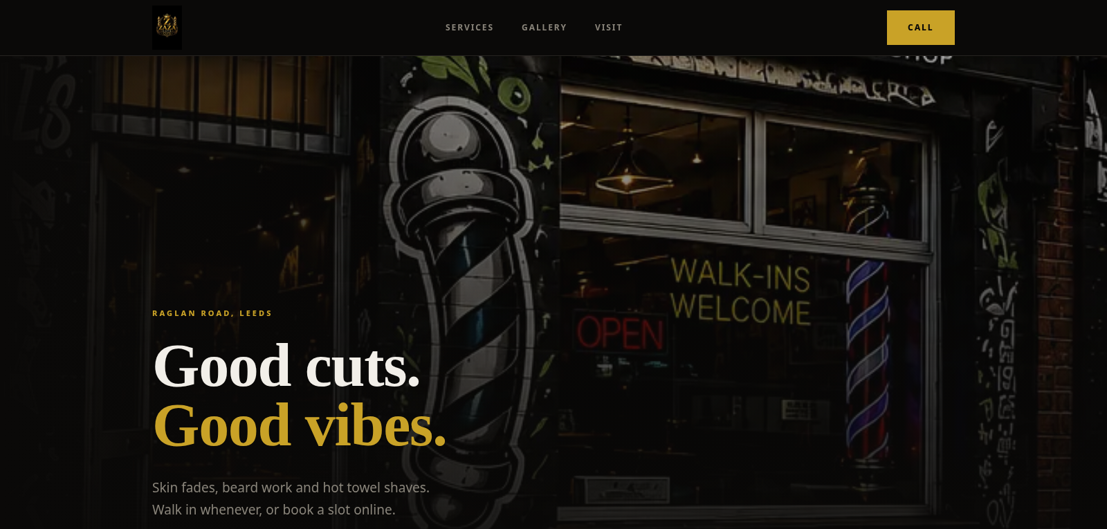 Zaza Cuts — website built by HelpMe Digital